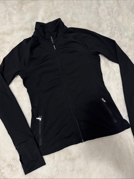 GAP Other - GAP Black Zip-Up Track Jacket With Thumb Holes | XS